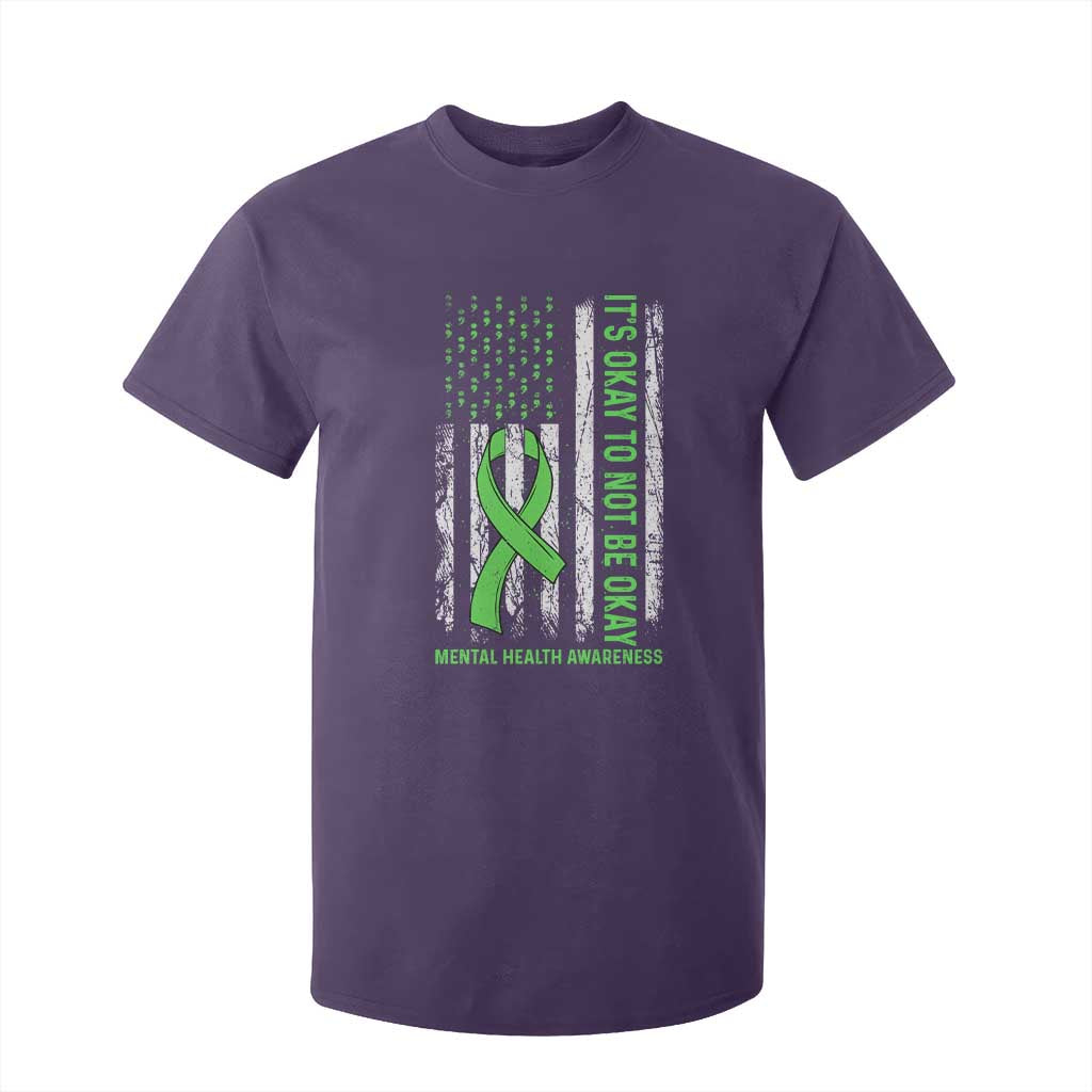 Mental Health T Shirt For Kid It's Okay To Not Be Okay