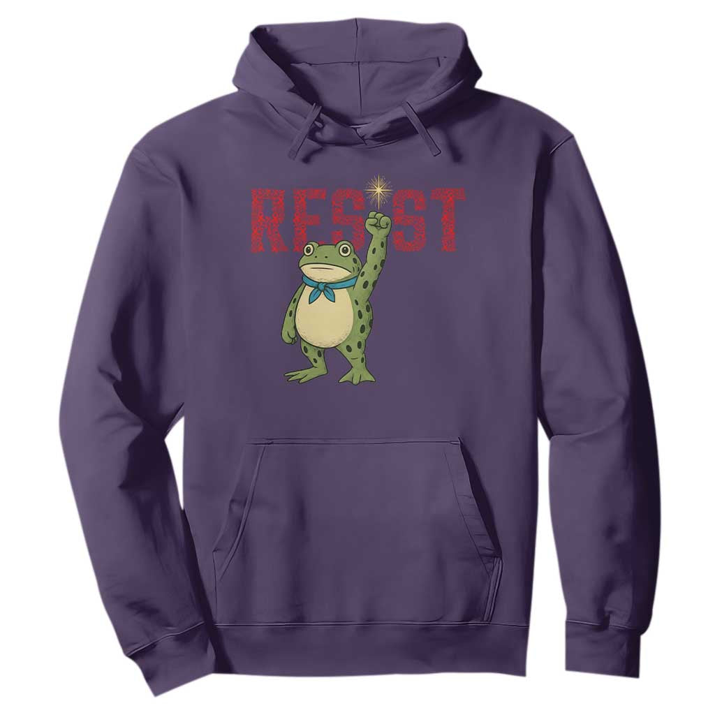 Frog AIDS Fighter Supporter Hoodie Portland Activist Political Meme HIV Support Red Ribbon
