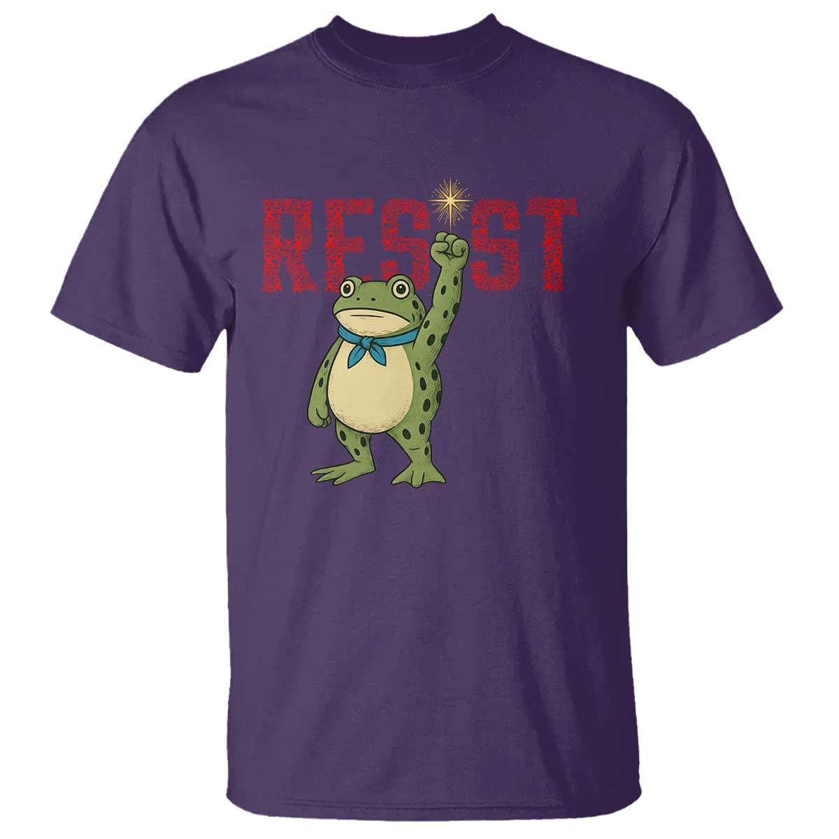 Frog AIDS Fighter Supporter T Shirt Portland Activist Political Meme HIV Support Red Ribbon
