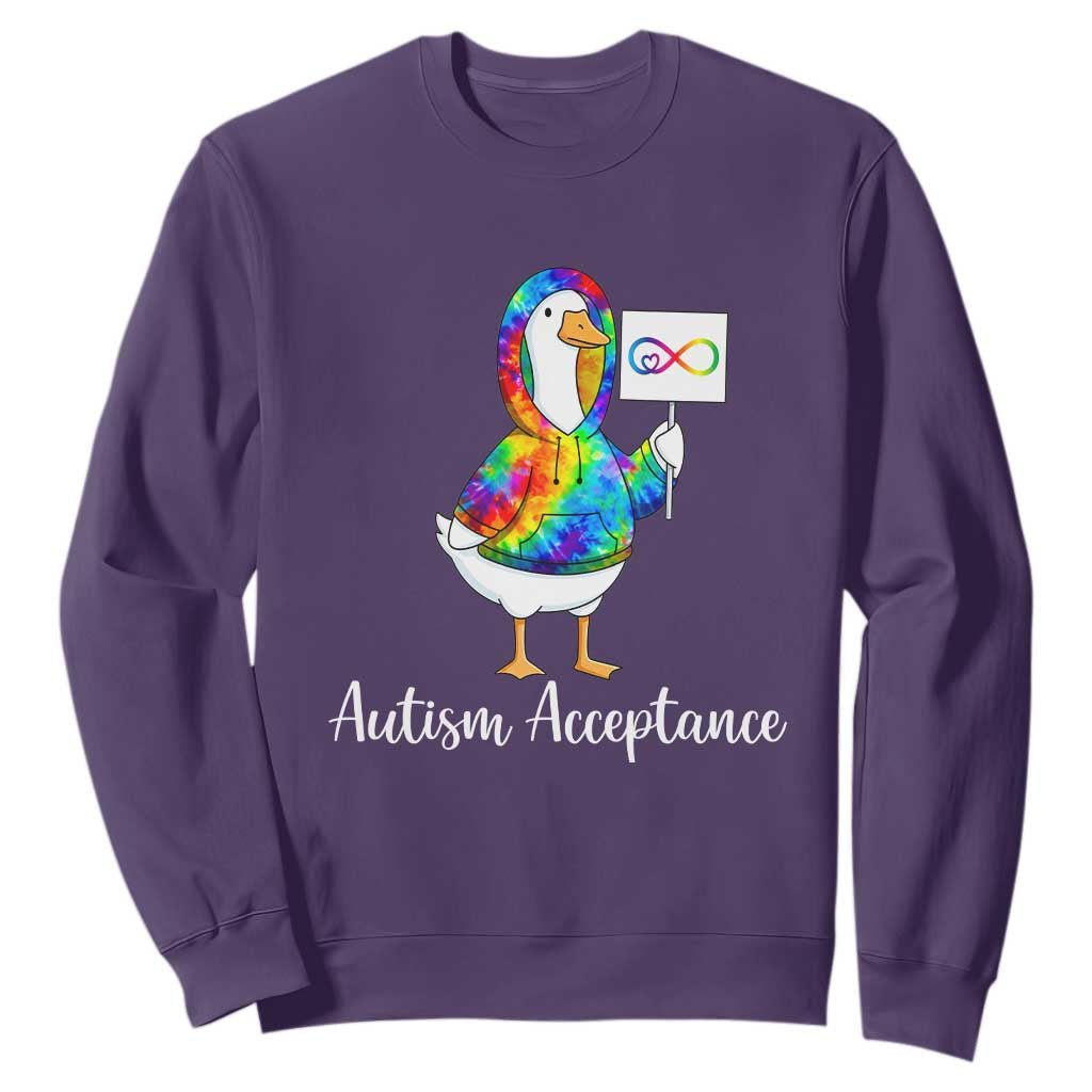 Autism Acceptance Sweatshirt Accept Understand Love Support Neurodivergent
