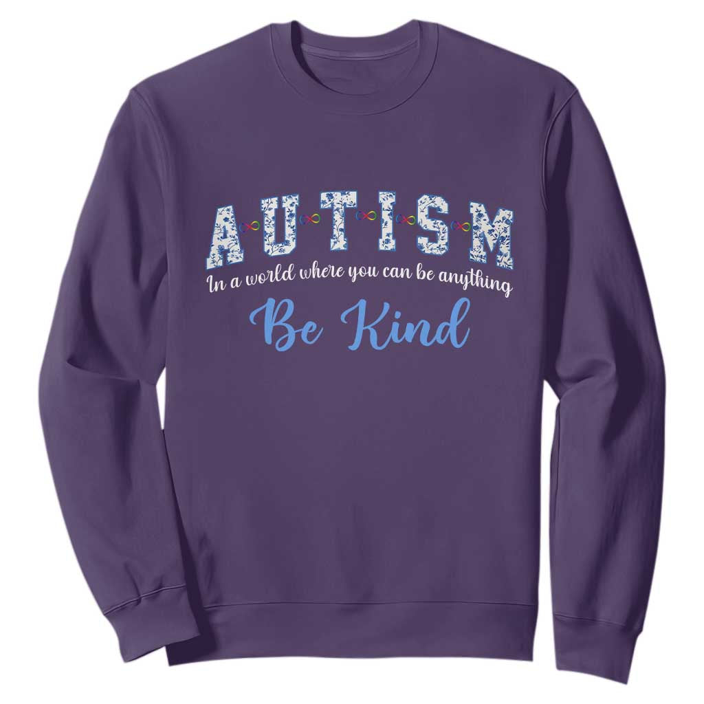 Autism Awareness Sweatshirt Neurodivergent Pride Infinity Symbol Support