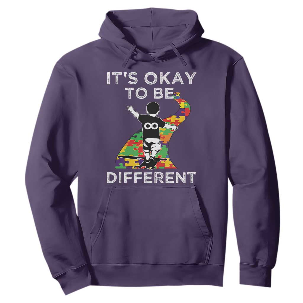 Autism Acceptance Hoodie It's Okay To Be Different