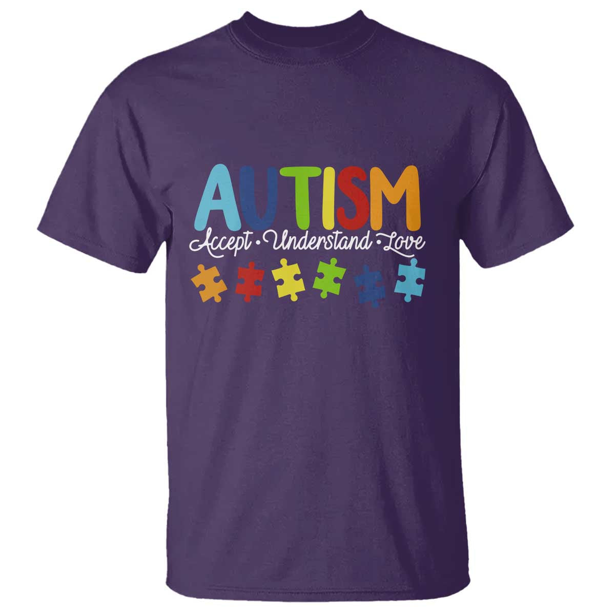 Autism Acceptance T Shirt Accept Understand Love Special Education Teacher Gift