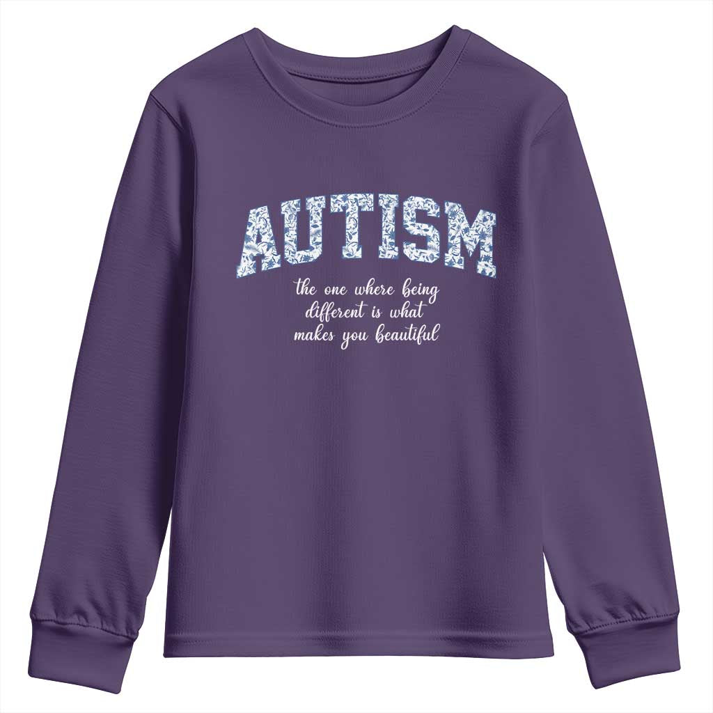 Autism Acceptance Youth Sweatshirt Autistic Acceptance Inspirational