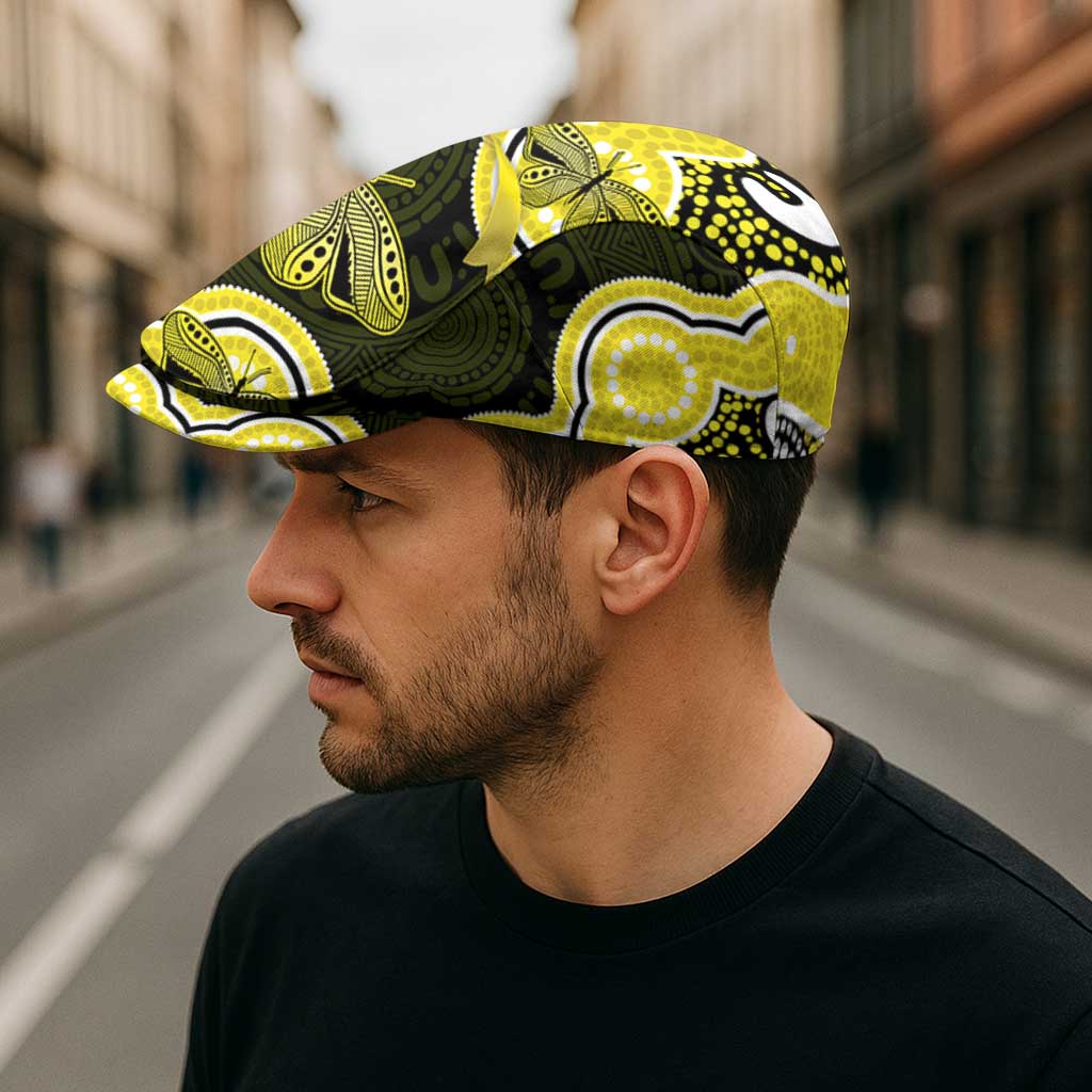 Yellow Ribbon Sarcoma Support Jeff Hat Aboriginal Art