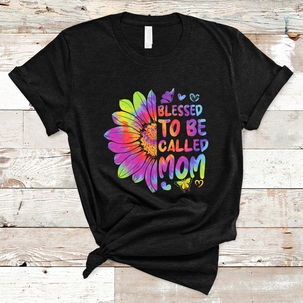 blessed-to-be-called-mom-cute-mothers-day-tie-dye-sunflower-t-shirt-ts02