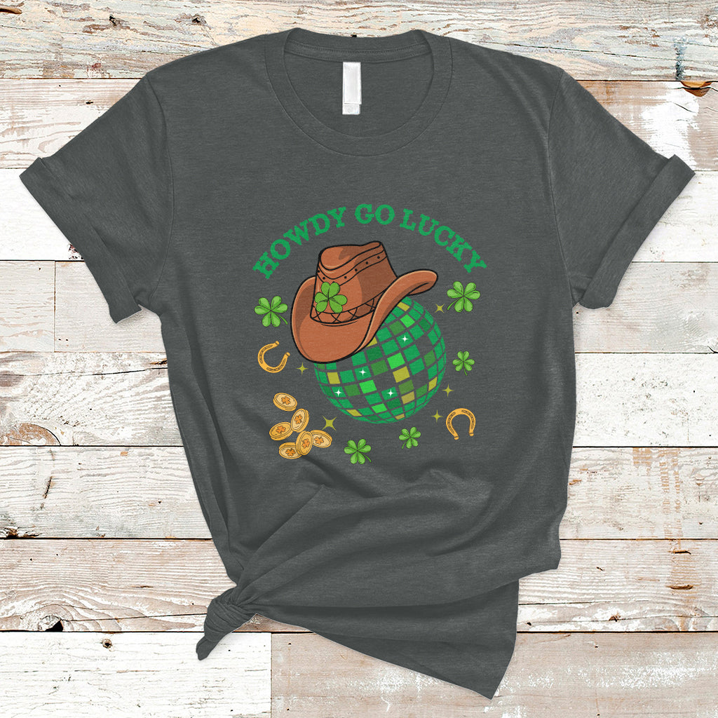 howdy-go-lucky-western-st-patricks-day-cowboy-hat-irish-disco-t-shirt-ts02