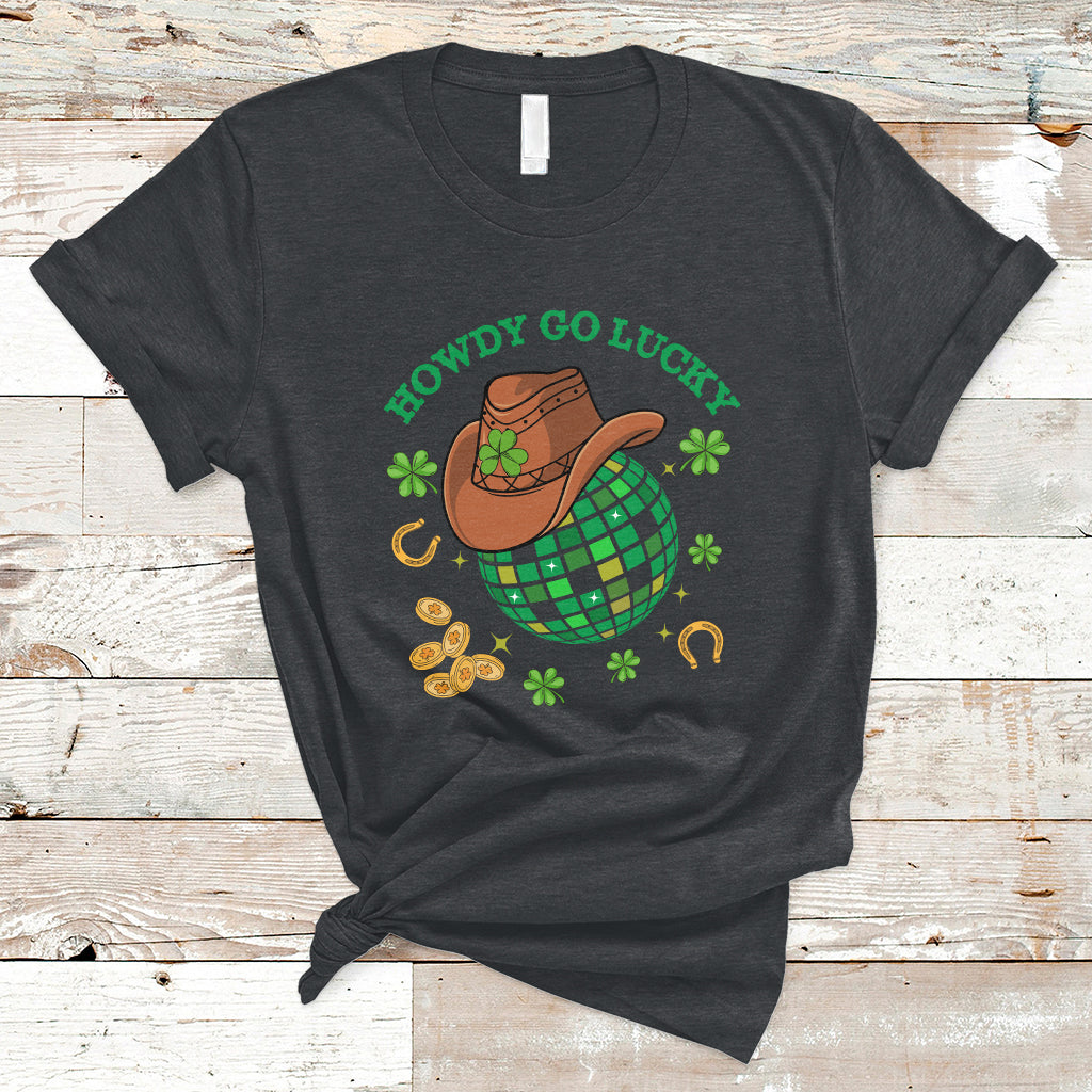 howdy-go-lucky-western-st-patricks-day-cowboy-hat-irish-disco-t-shirt-ts02