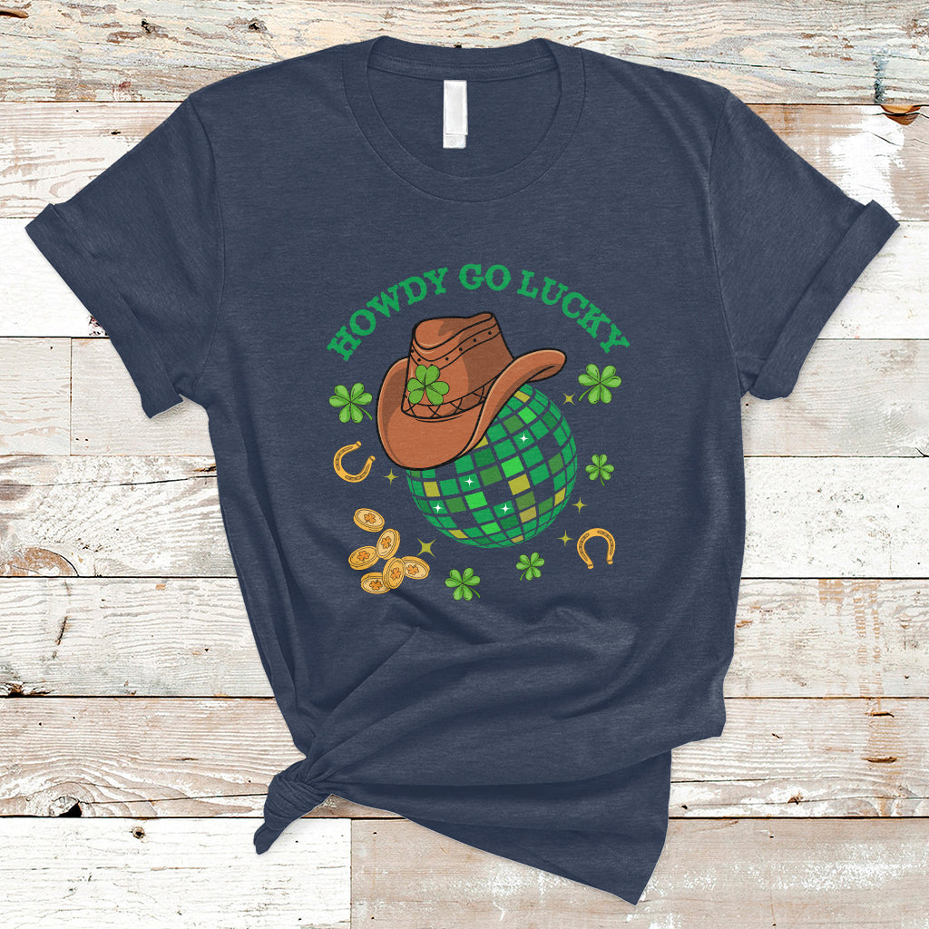 howdy-go-lucky-western-st-patricks-day-cowboy-hat-irish-disco-t-shirt-ts02