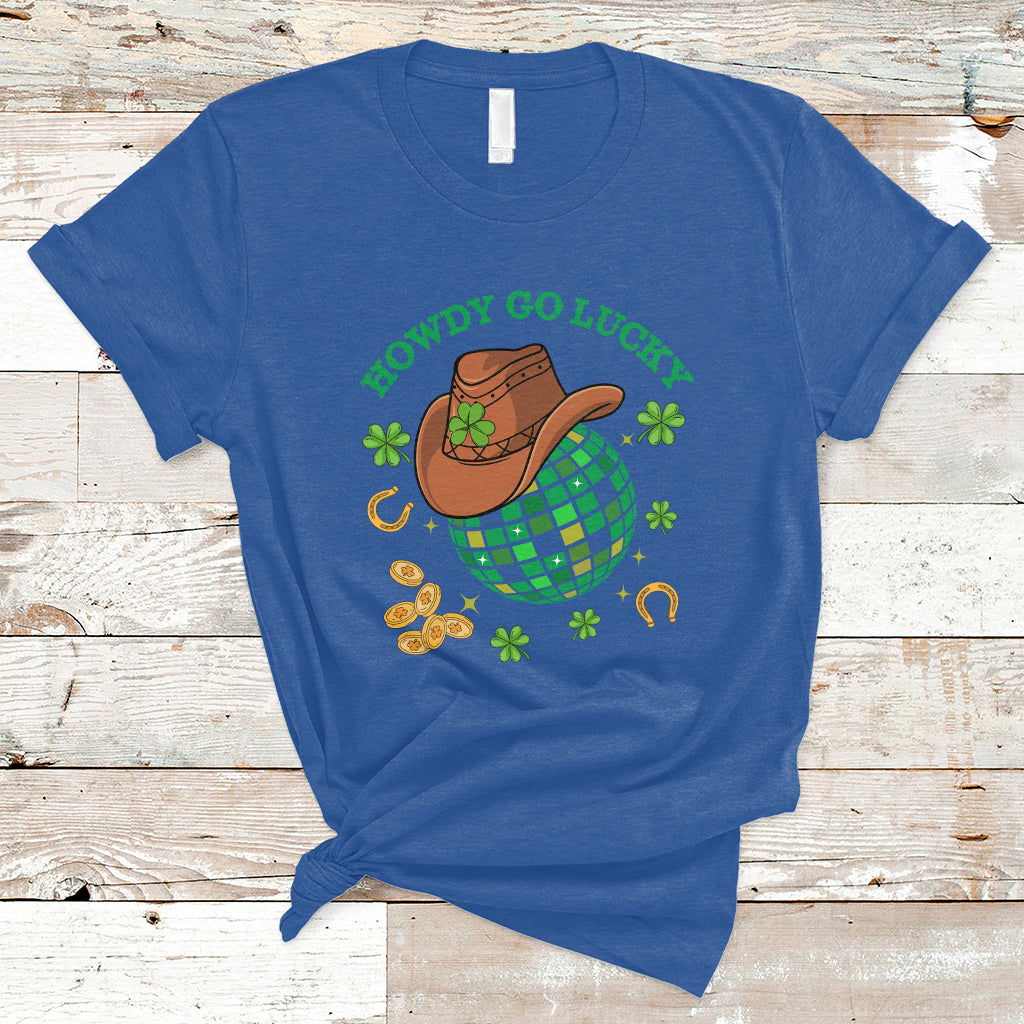 howdy-go-lucky-western-st-patricks-day-cowboy-hat-irish-disco-t-shirt-ts02