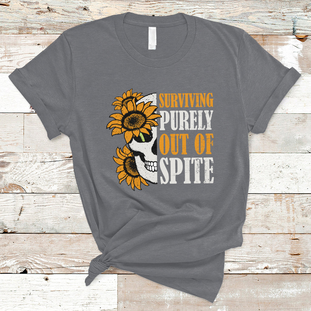 groovy-surviving-purely-out-of-spite-a-humorous-funny-joke-t-shirt-ts02
