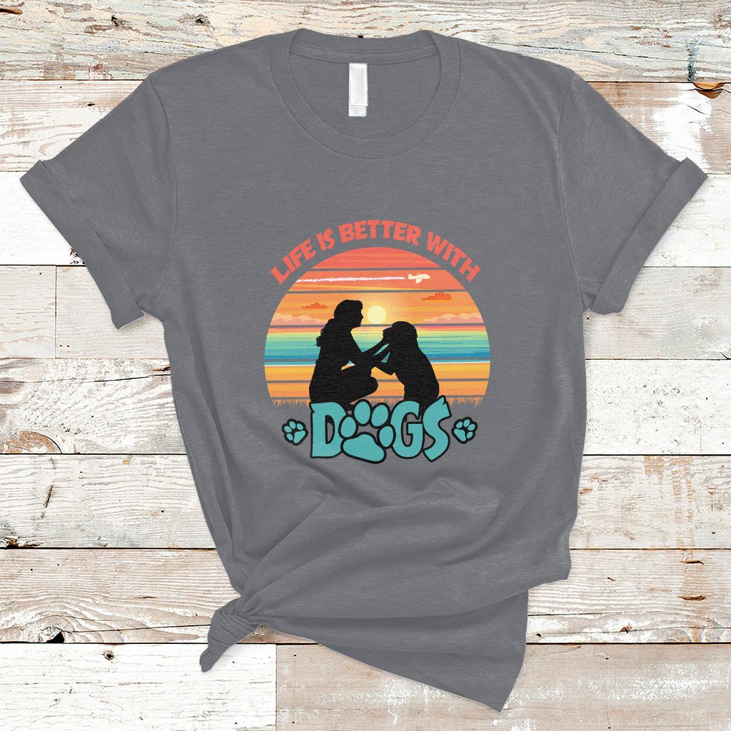 life-is-better-with-dogs-paw-print-dog-lover-womens-girls-t-shirt-ts02