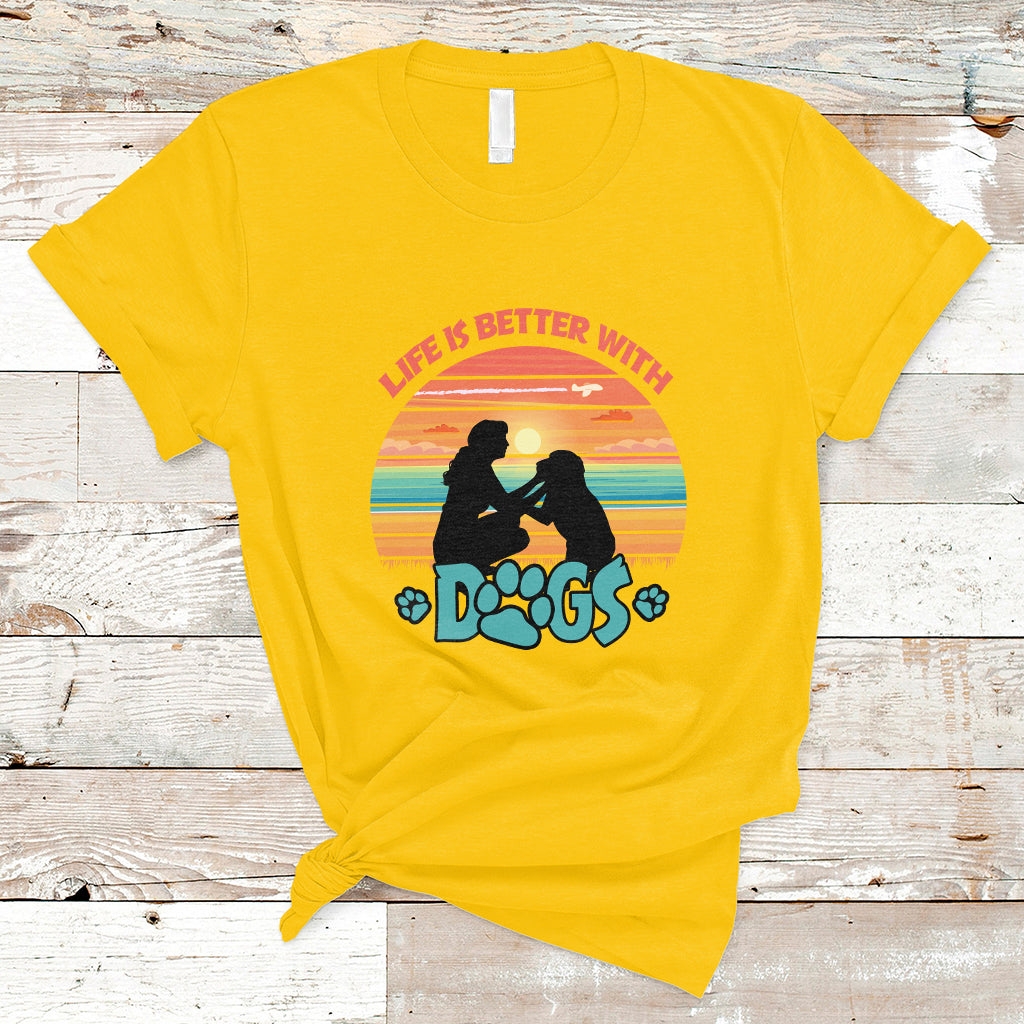 life-is-better-with-dogs-paw-print-dog-lover-womens-girls-t-shirt-ts02