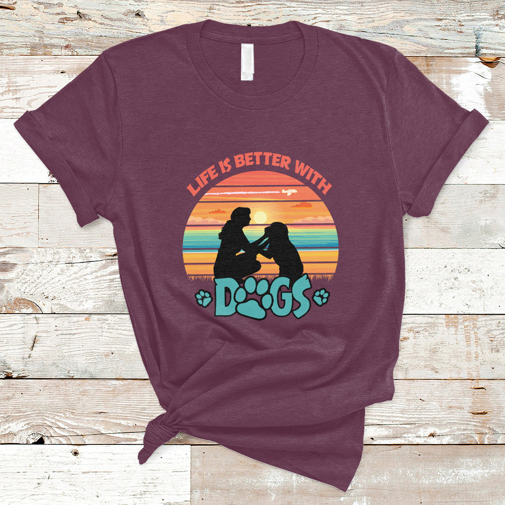 life-is-better-with-dogs-paw-print-dog-lover-womens-girls-t-shirt-ts02