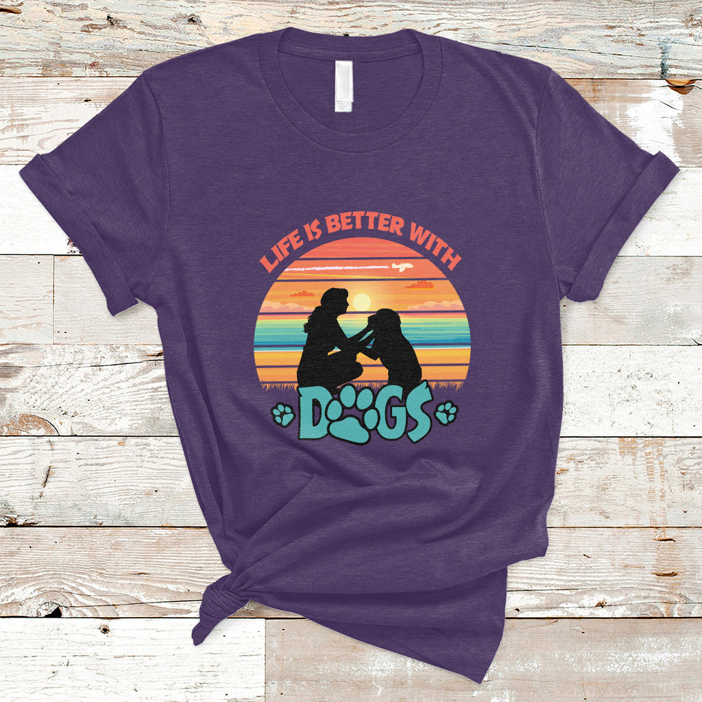 life-is-better-with-dogs-paw-print-dog-lover-womens-girls-t-shirt-ts02