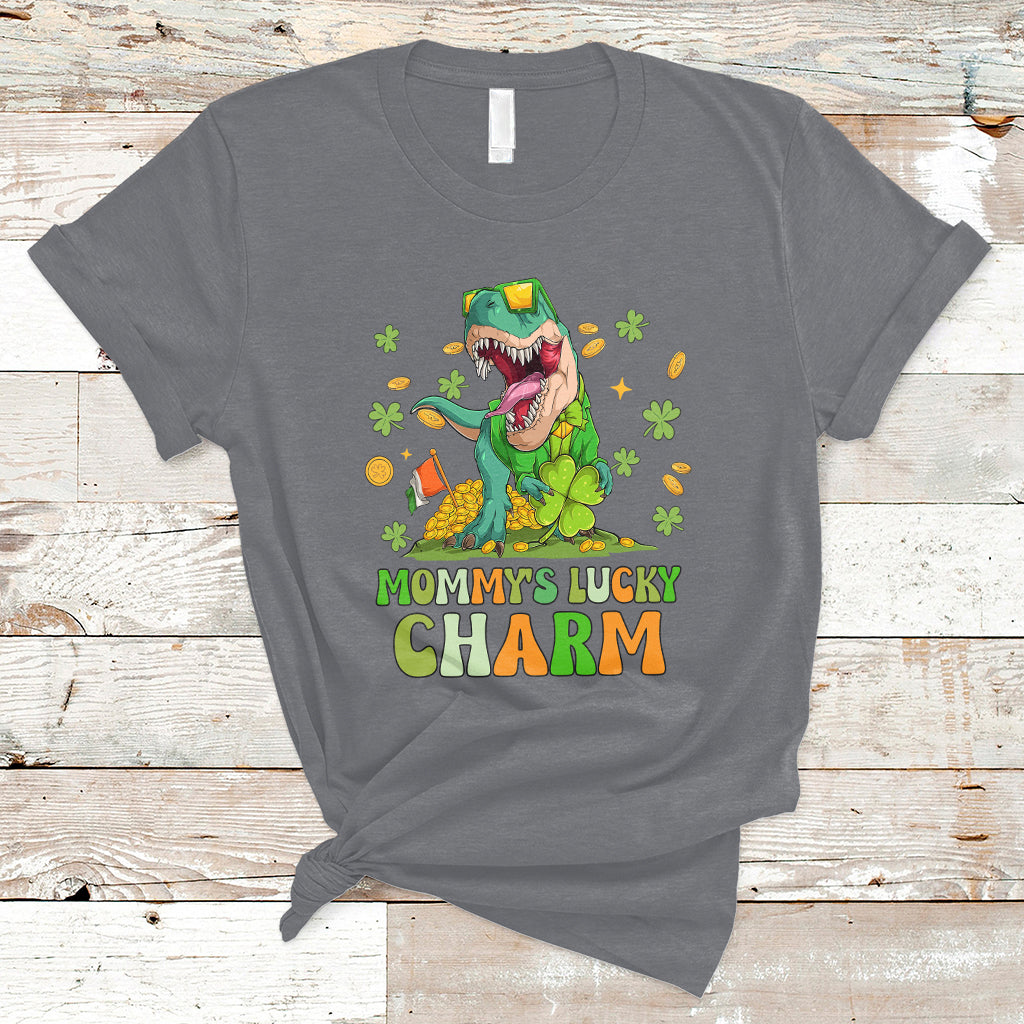 st-patricks-day-mommys-lucky-charm-cute-dinosaur-boys-girls-t-shirt-ts02