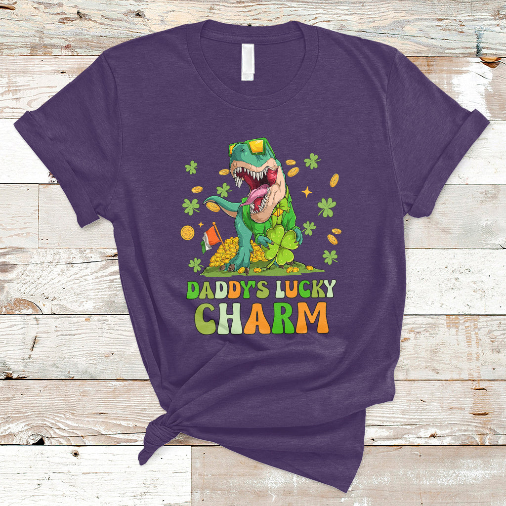 st-patricks-day-daddys-lucky-charm-cute-dinosaur-boys-girls-t-shirt-ts02