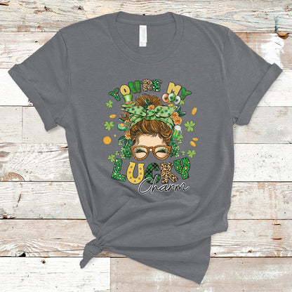 you-are-my-lucky-charm-st-patricks-day-shamrock-messy-bun-t-shirt-ts02