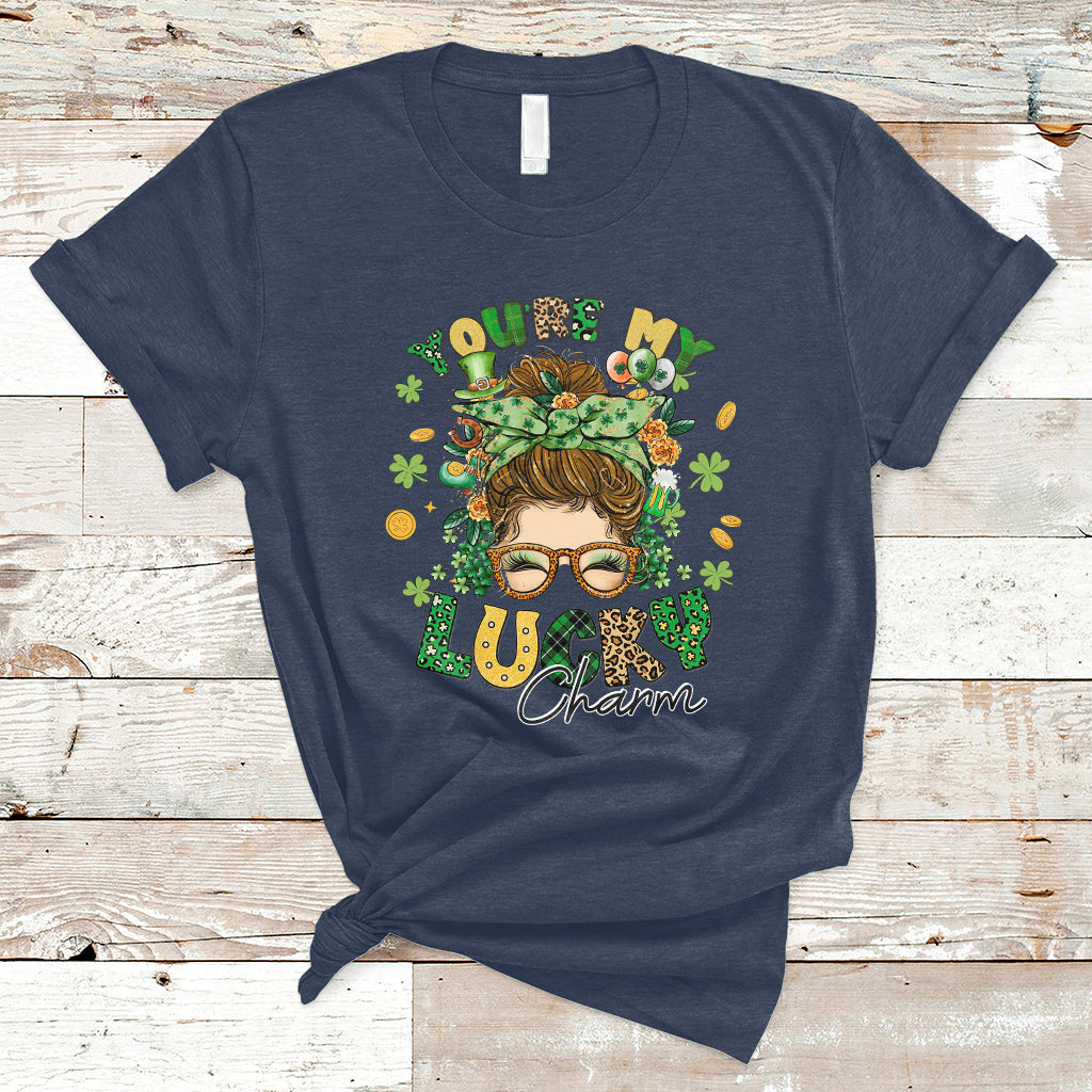 you-are-my-lucky-charm-st-patricks-day-shamrock-messy-bun-t-shirt-ts02