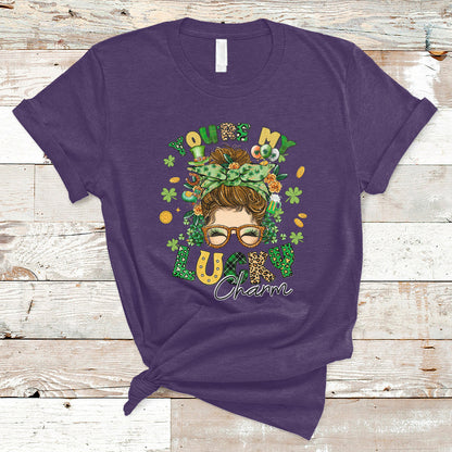 you-are-my-lucky-charm-st-patricks-day-shamrock-messy-bun-t-shirt-ts02