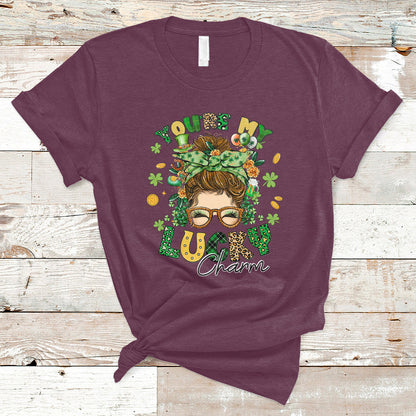 you-are-my-lucky-charm-st-patricks-day-shamrock-messy-bun-t-shirt-ts02