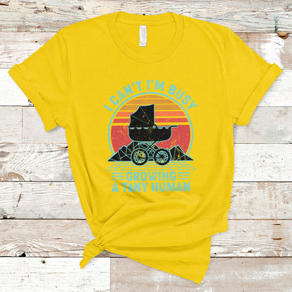retro-i-cant-im-busy-growing-a-human-first-mothers-day-pregnancy-announcement-stroller-t-shirt-ts02