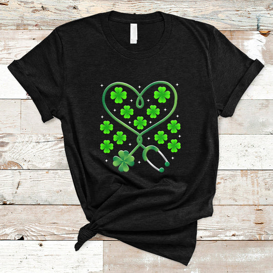 shamrock-nurse-st-patricks-day-stethoscope-heartbeat-clover-t-shirt-ts02