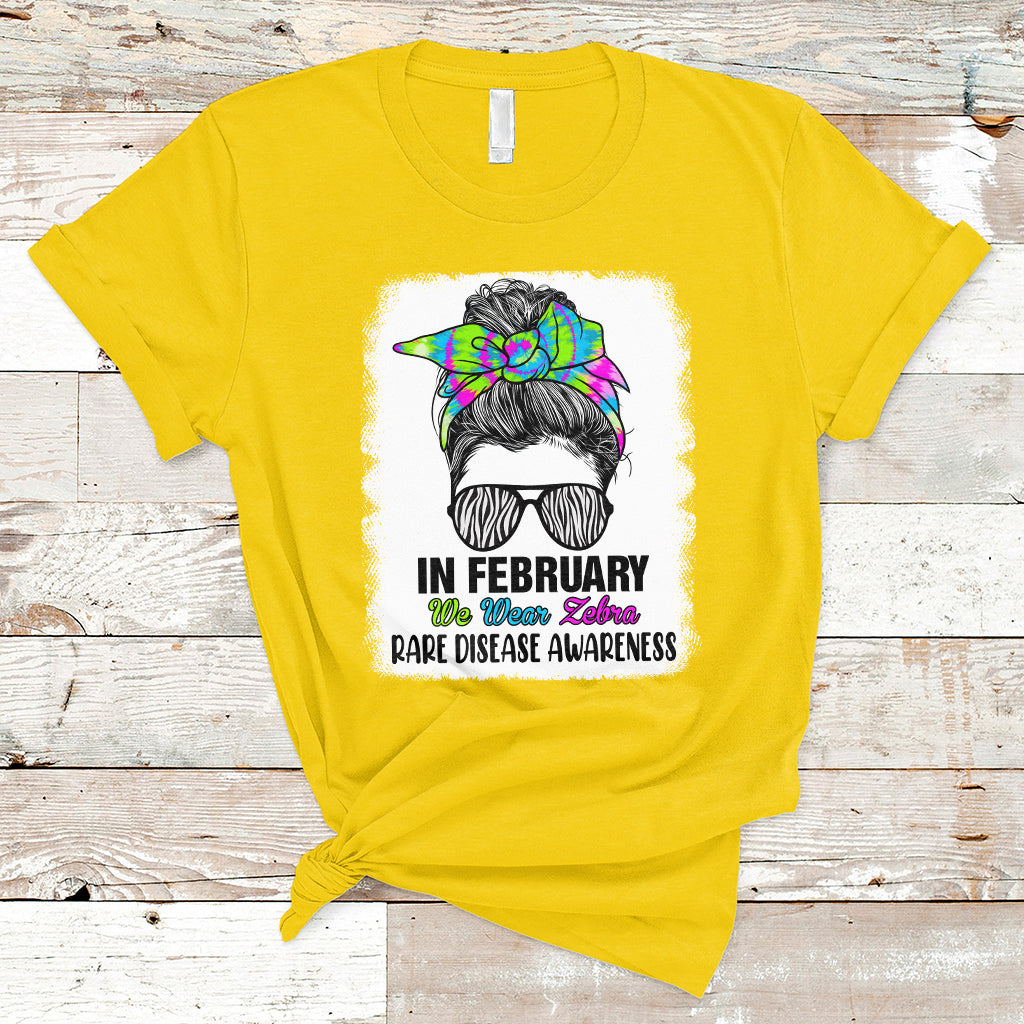 in-february-we-wear-zebra-rare-disease-awareness-zebra-messy-bun-t-shirt-ts02
