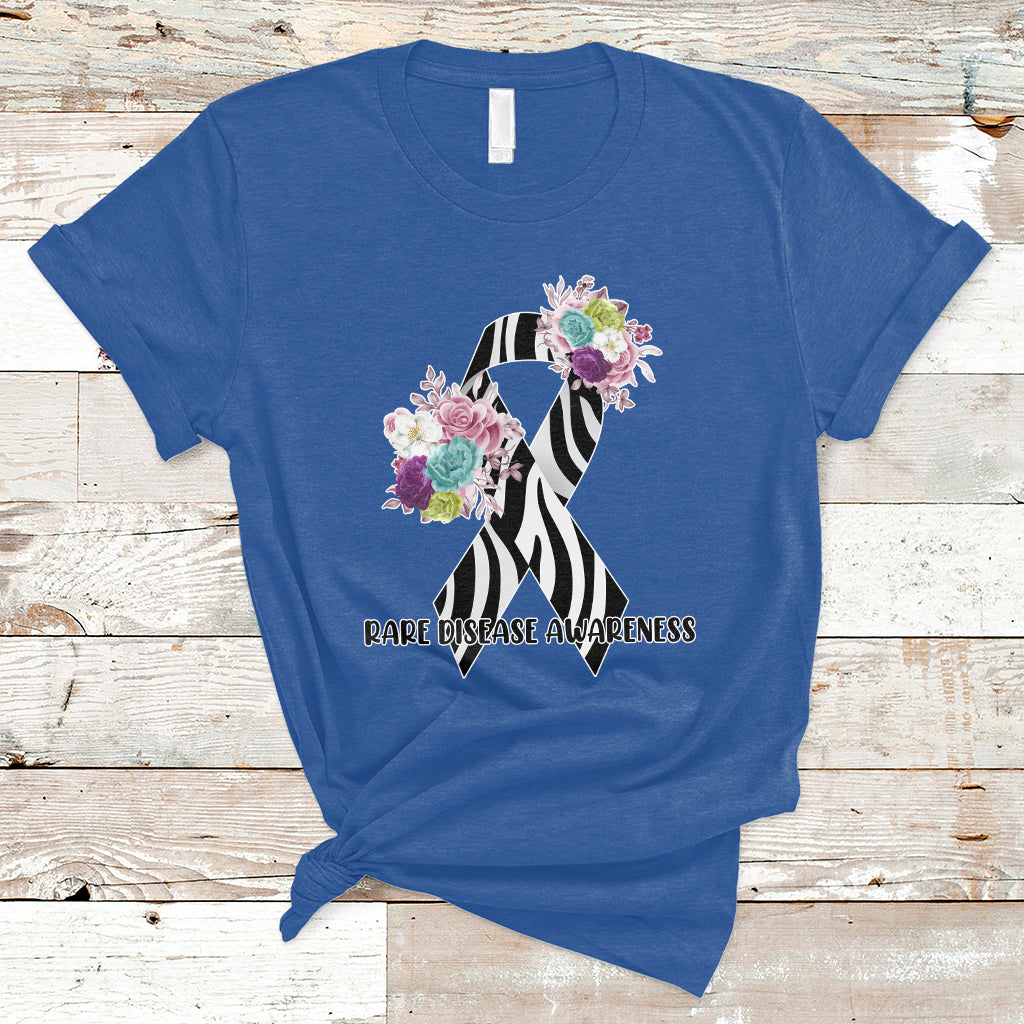 rare-disease-awareness-rare-disease-day-floral-zebra-ribbon-t-shirt-ts02