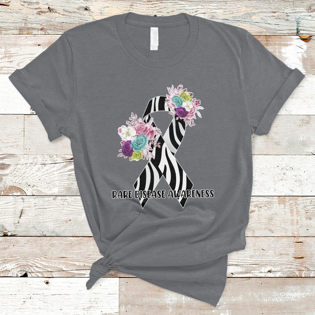 rare-disease-awareness-rare-disease-day-floral-zebra-ribbon-t-shirt-ts02