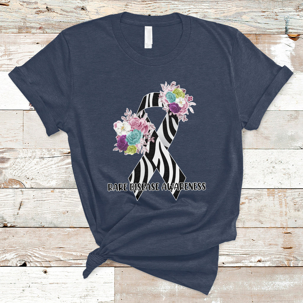 rare-disease-awareness-rare-disease-day-floral-zebra-ribbon-t-shirt-ts02