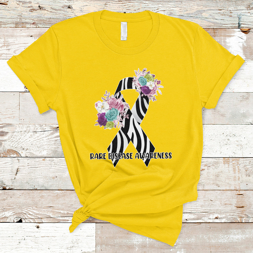 rare-disease-awareness-rare-disease-day-floral-zebra-ribbon-t-shirt-ts02
