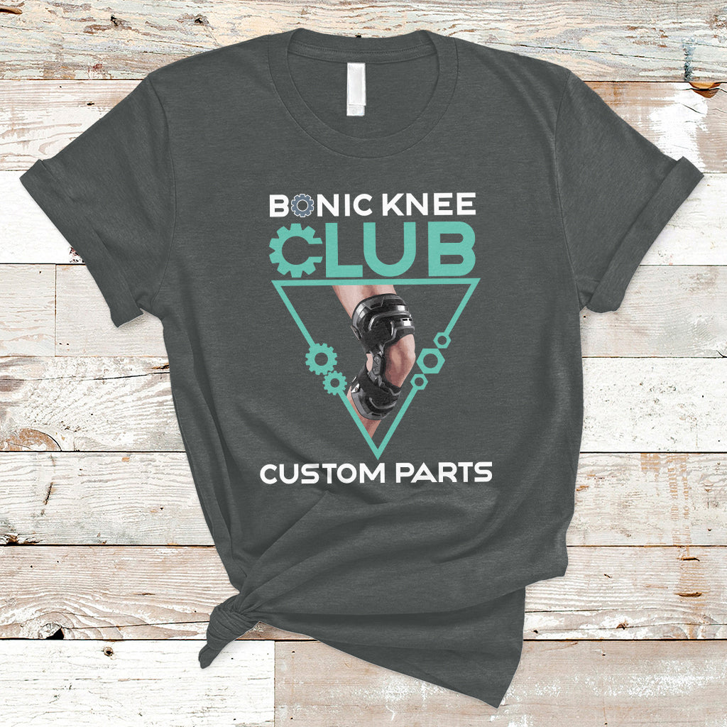 bionic-knee-club-custom-parts-knee-replacement-mens-womens-t-shirt-ts02