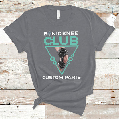 bionic-knee-club-custom-parts-knee-replacement-mens-womens-t-shirt-ts02