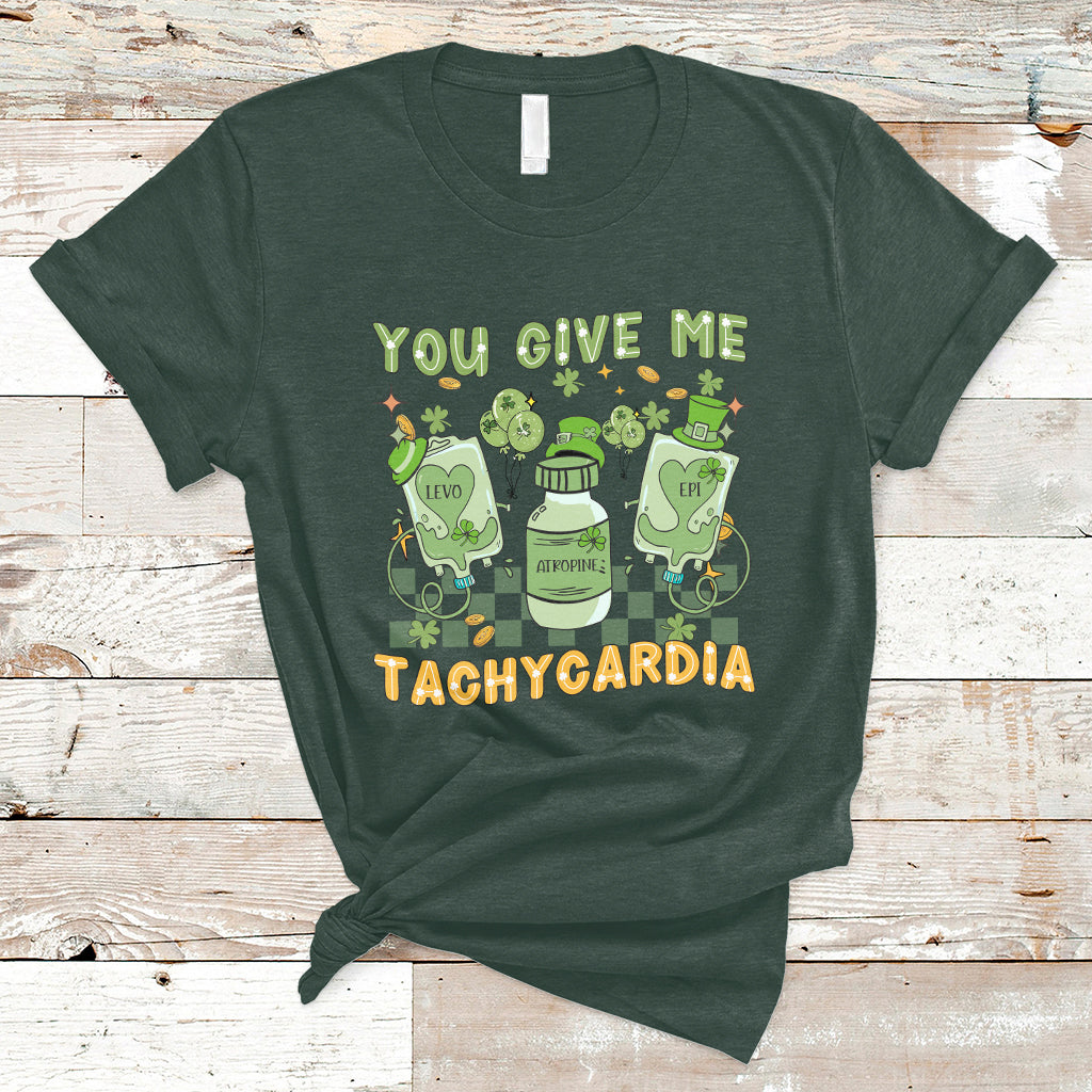 you-give-me-tachycardia-funny-icu-nurse-life-st-patricks-day-t-shirt-ts02