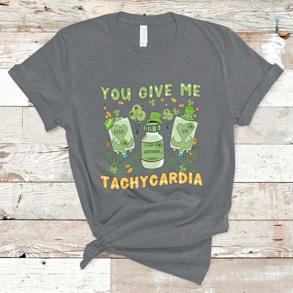 you-give-me-tachycardia-funny-icu-nurse-life-st-patricks-day-t-shirt-ts02
