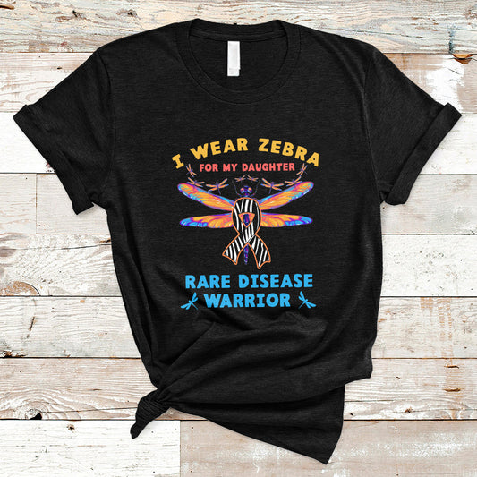 i-wear-zebra-for-my-daughter-rare-disease-warrior-zebra-ribbon-rare-disease-t-shirt-ts02