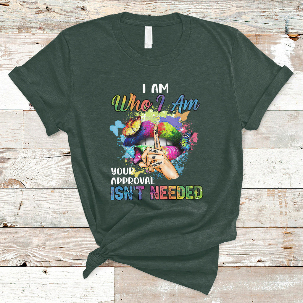 i-am-who-i-am-your-approval-isnt-needed-black-queen-african-american-ladies-natural-afro-t-shirt-ts02