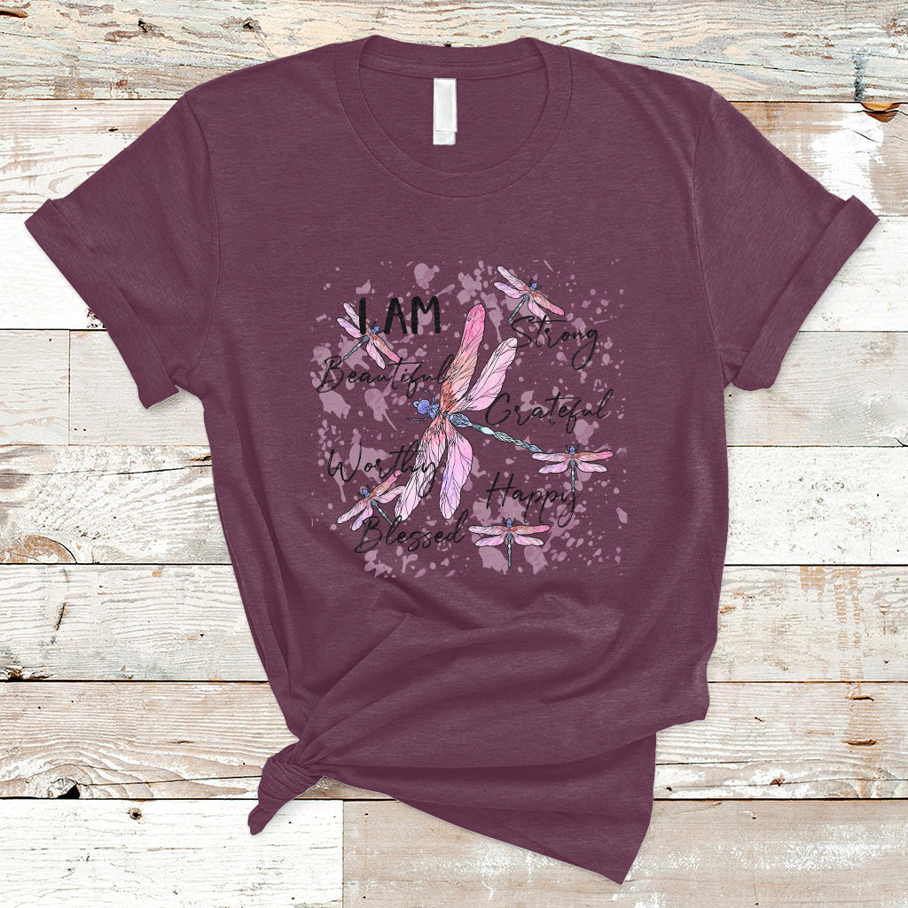 i-am-strong-beautiful-grateful-happy-worthy-inspirational-dragonflies-t-shirt-ts02