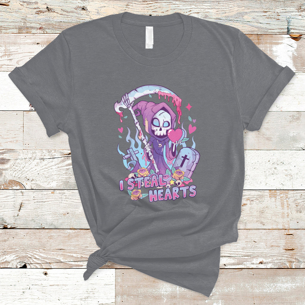 funny-valentine-i-steal-hearts-grim-reaper-womens-mens-t-shirt-ts02