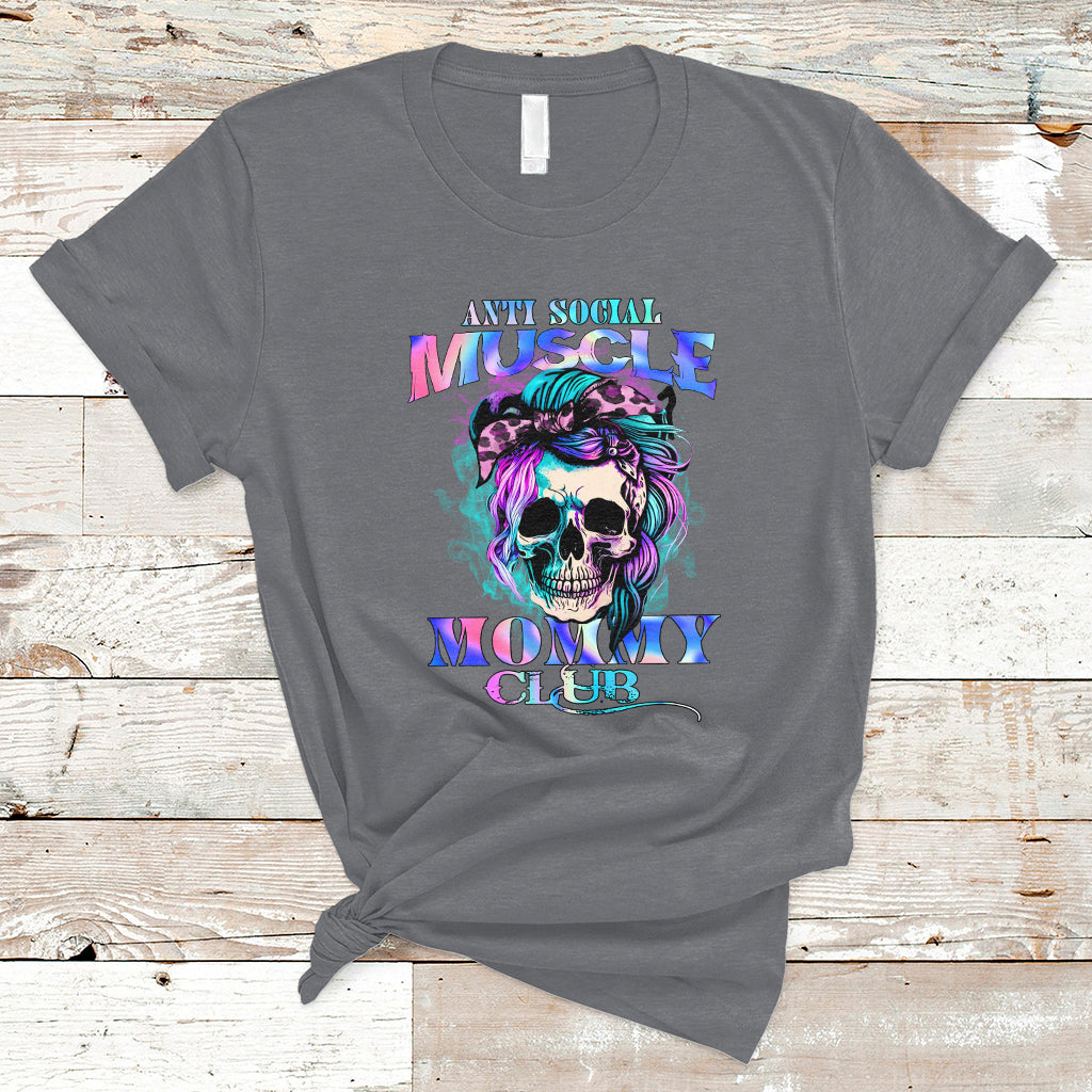 anti-social-muscle-mommy-club-groovy-pump-cover-funny-messy-bun-skull-t-shirt-ts02