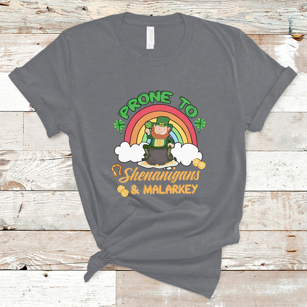 prone-to-shenanigans-and-malarkey-st-patricks-leprechauns-t-shirt-ts02