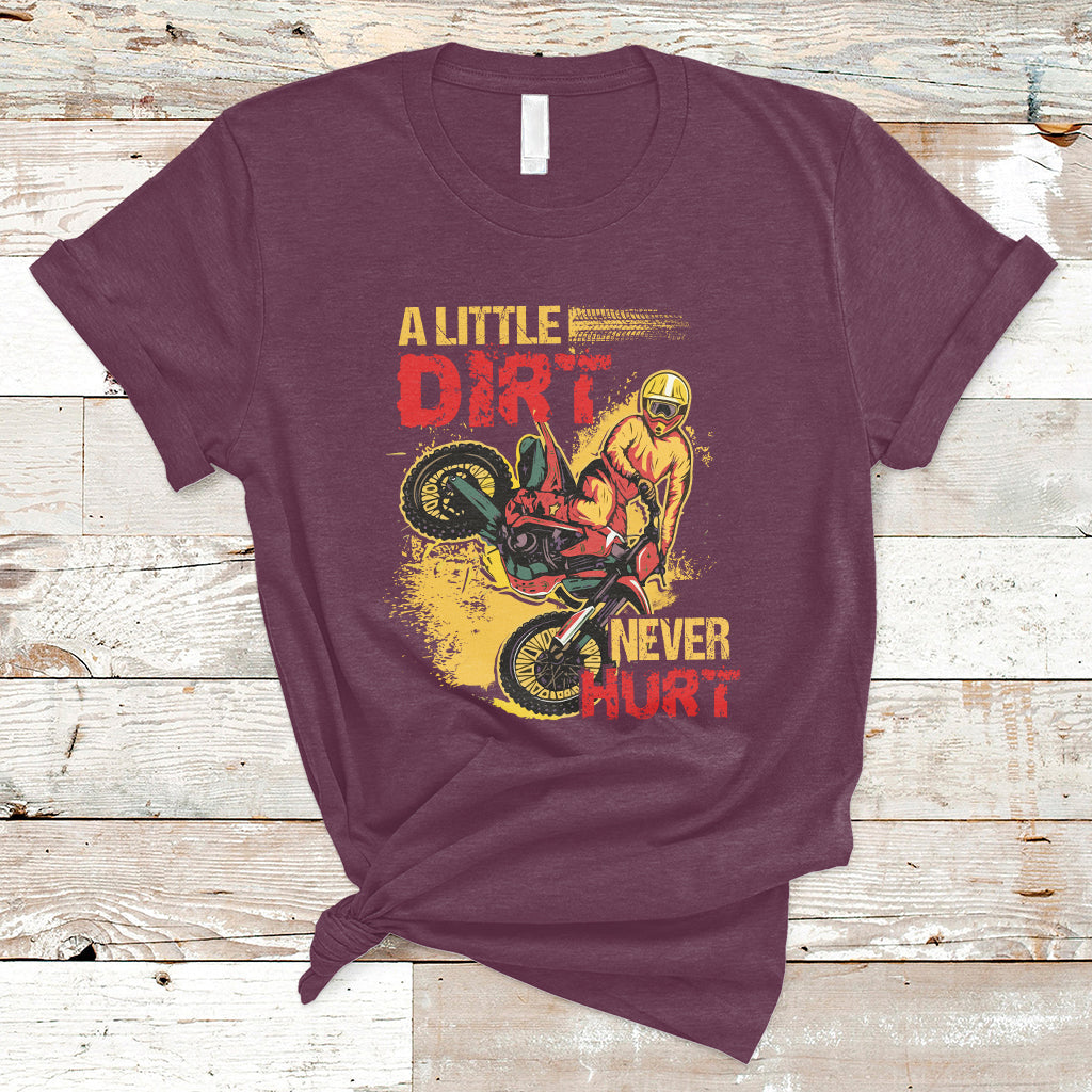 dirt-bike-dirt-never-hurt-motocross-biker-t-shirt-ts02