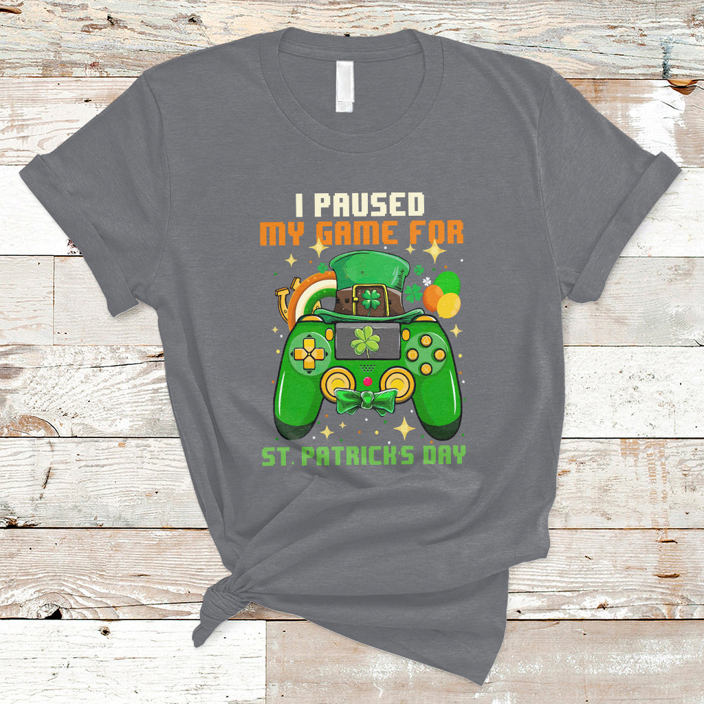 i-paused-my-game-for-st-patricks-day-lucky-gaming-gamers-t-shirt-ts02