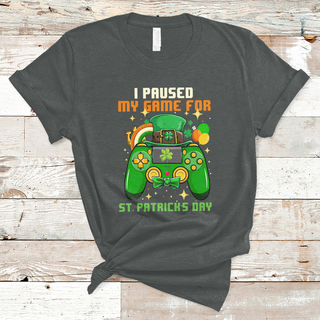 i-paused-my-game-for-st-patricks-day-lucky-gaming-gamers-t-shirt-ts02