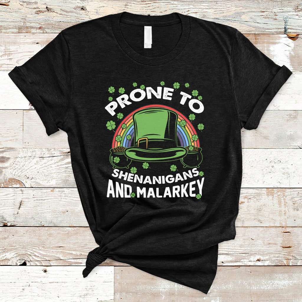 prone-to-shenanigans-and-malarkey-funny-st-patricks-day-t-shirt-ts02