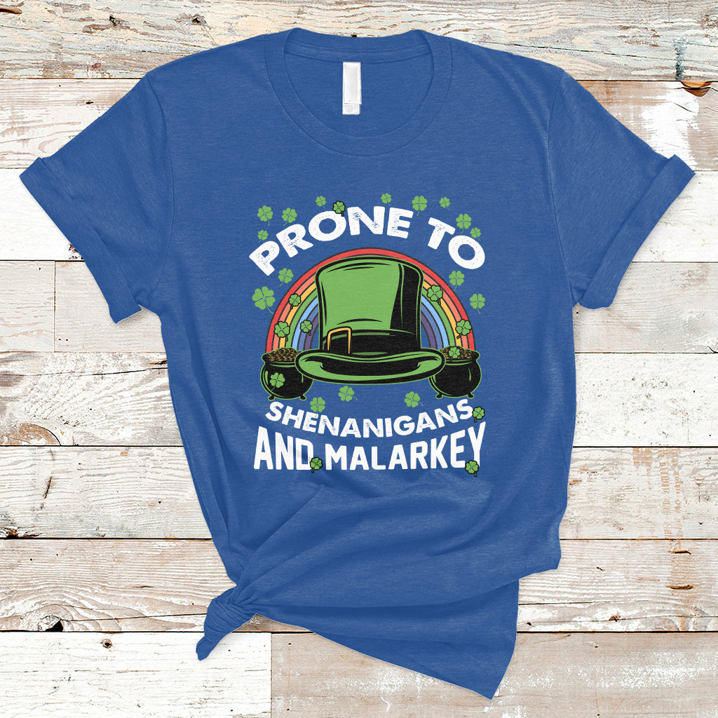 prone-to-shenanigans-and-malarkey-funny-st-patricks-day-t-shirt-ts02