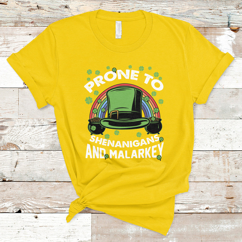 prone-to-shenanigans-and-malarkey-funny-st-patricks-day-t-shirt-ts02