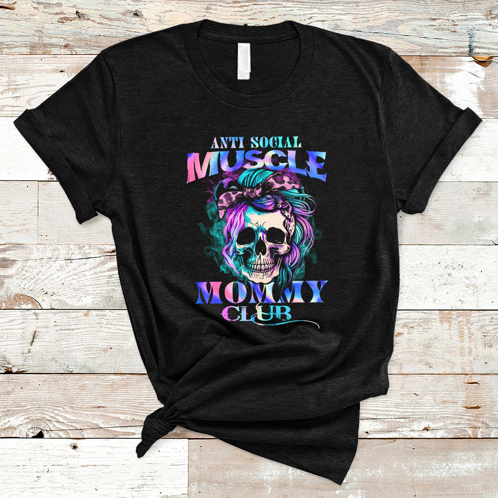anti-social-muscle-mommy-club-groovy-pump-cover-funny-messy-bun-skull-t-shirt-ts02