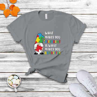 what-makes-you-different-is-beautiful-gnome-autism-support-t-shirt-ts02